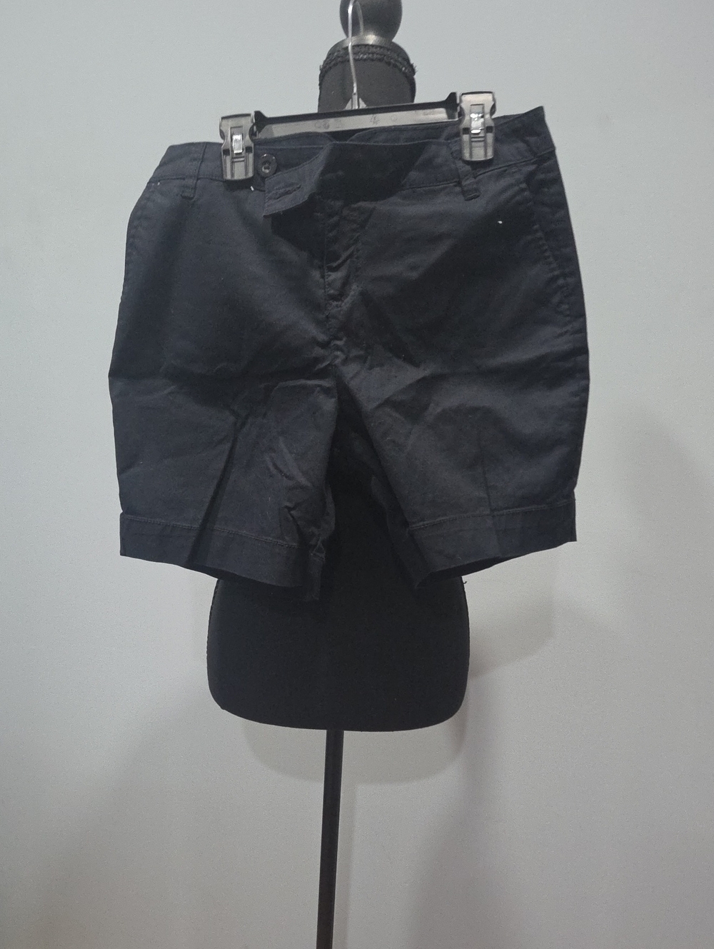 Style & Co. Black Cotton Bermuda Shorts